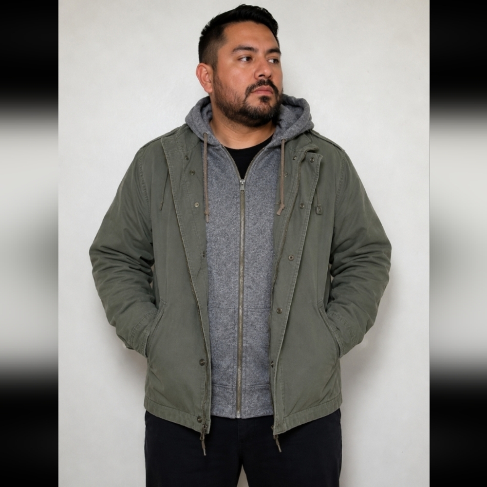 ACTUVE USA Sweater Jacket Hooded M